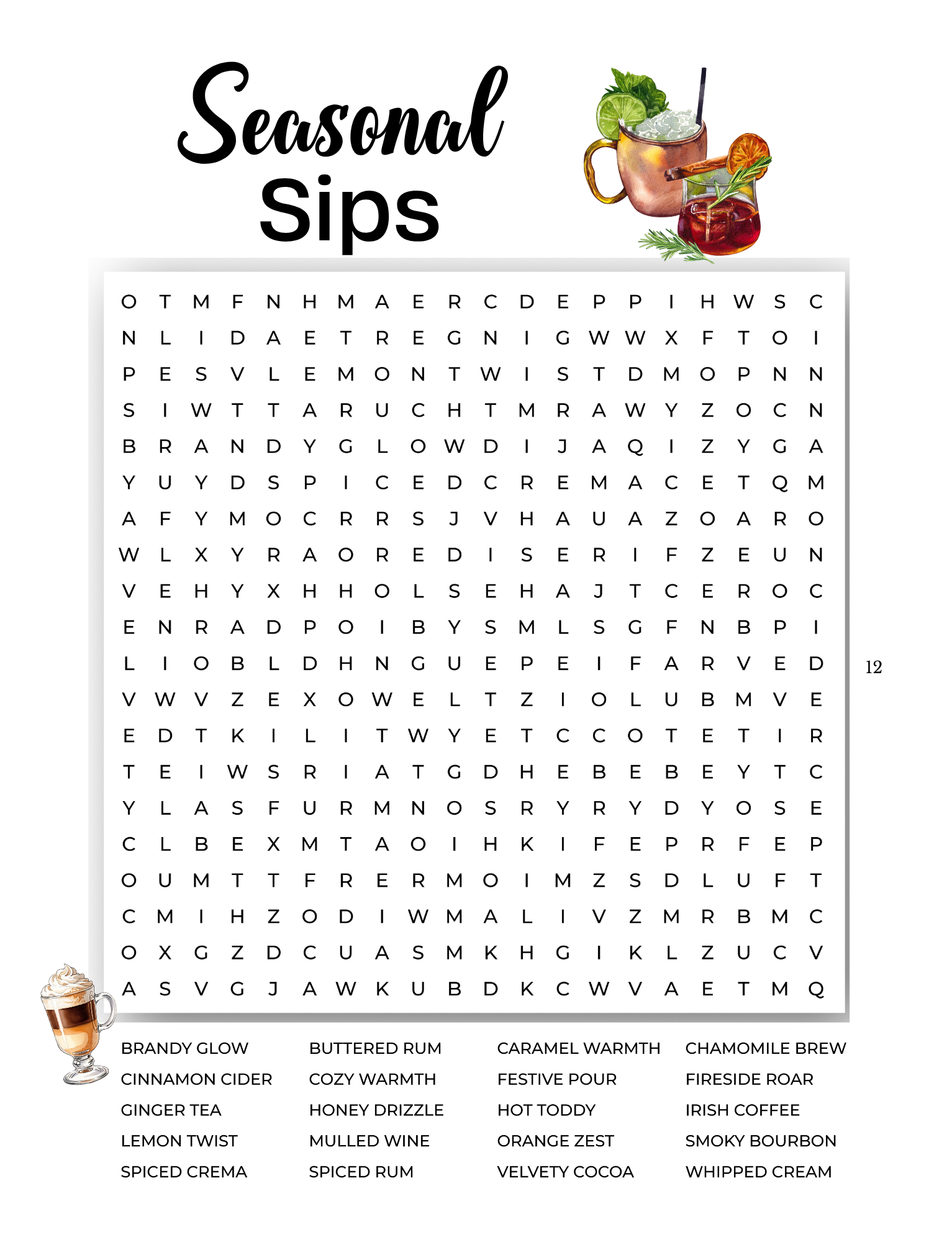 Winter Word Search