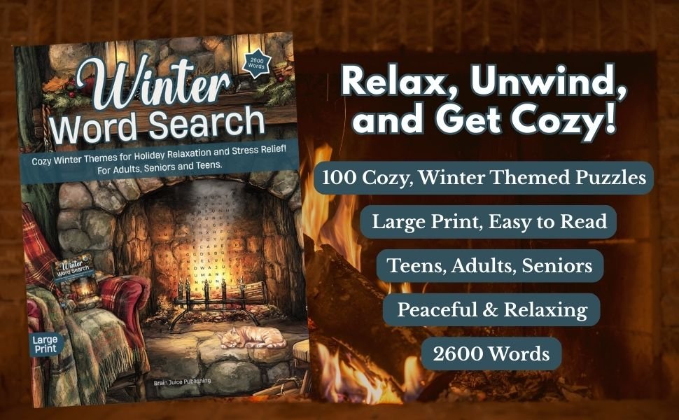 winter word search cover