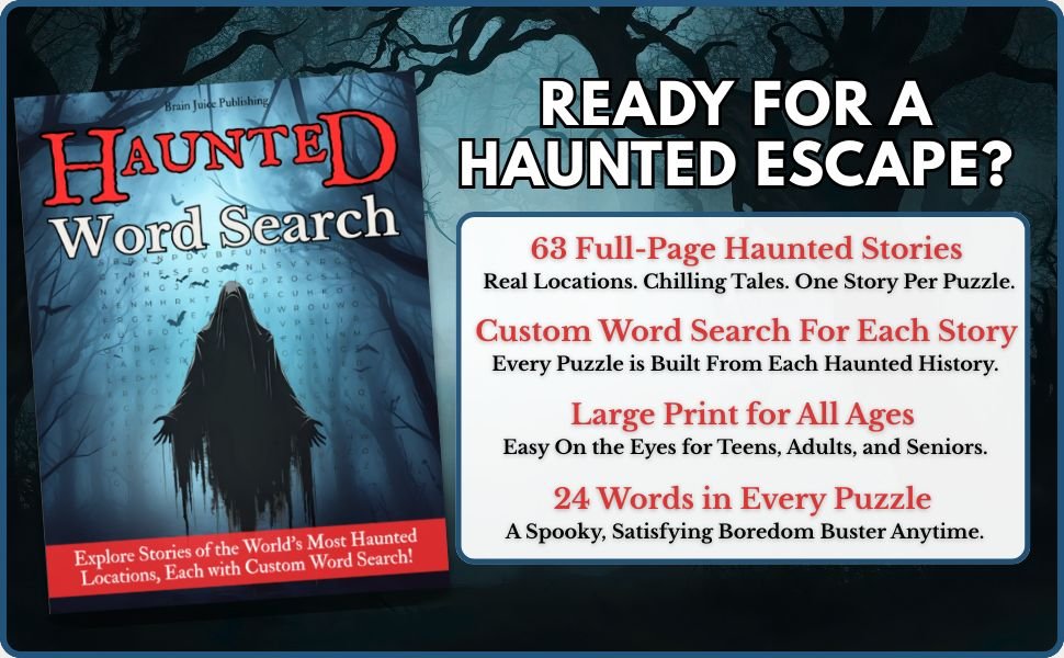 haunted word search cover